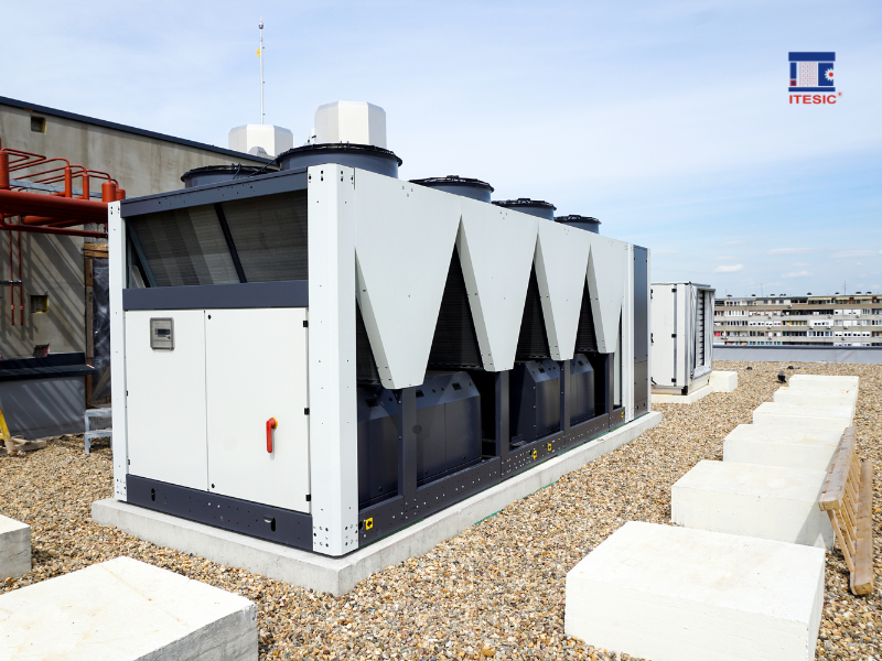 Cấu tạo của Chiller giải nhiệt gió